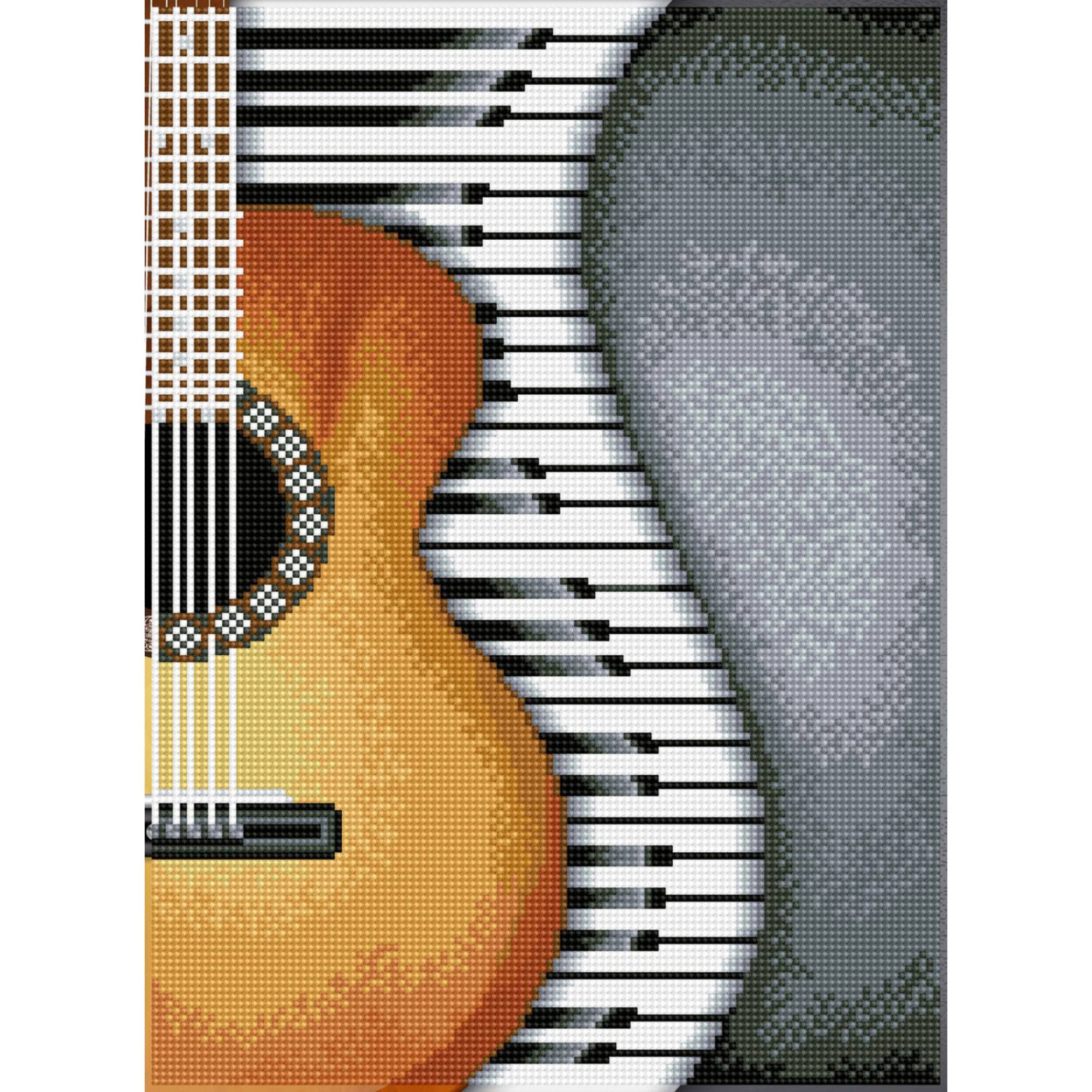 Diamond Dotz® Intermediate Classical Jazz Pre-Framed Diamond Painting Kit